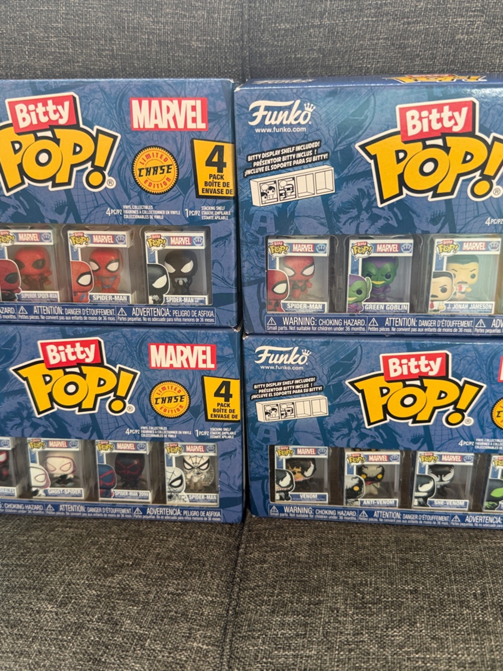 Funko Bitty Pop! Marvel 4-Pack - Blue Box Complete Set